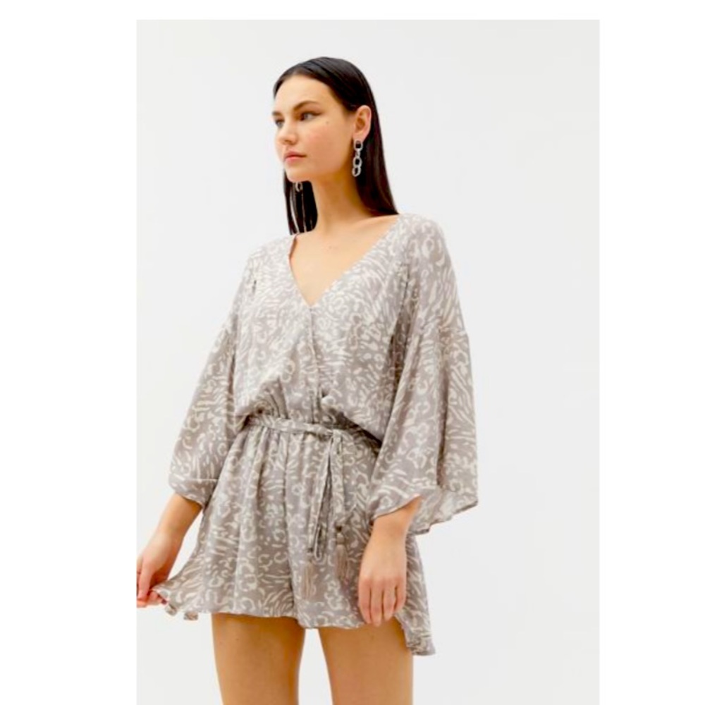 Urban Outfitters animal print romper